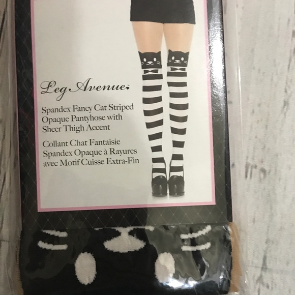 Modcloth "What's Mew With You" Leg Avenue tights - Picture 2 of 3